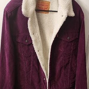Levi's Women's Deep Purple Corduroy Jacket